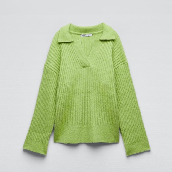 Zara Sweaters - Zara Green Sweater size Medium